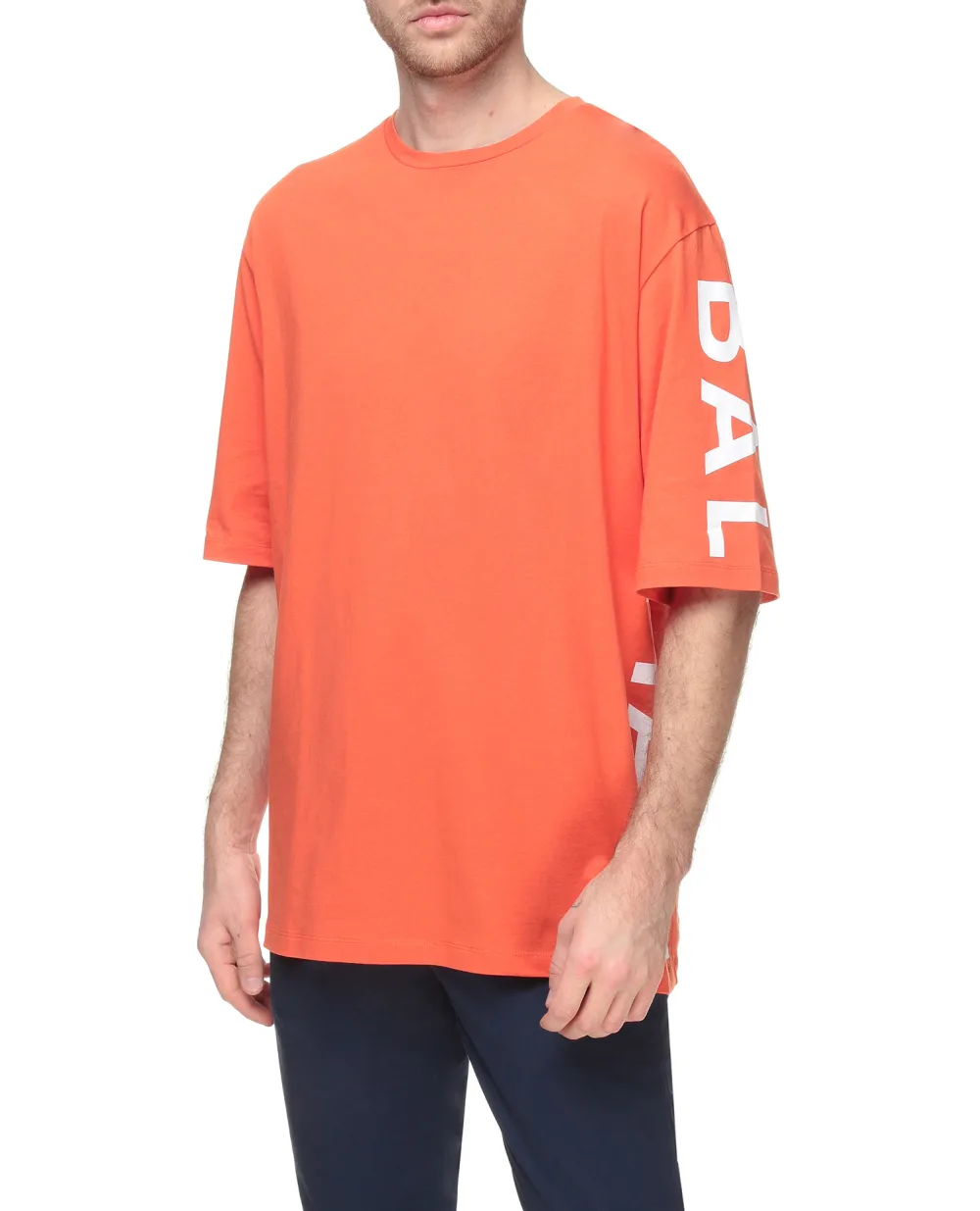 Футболка Balmain XH1EH015BB15, оранжевый цвет • Купить в интернет-магазине Kameron