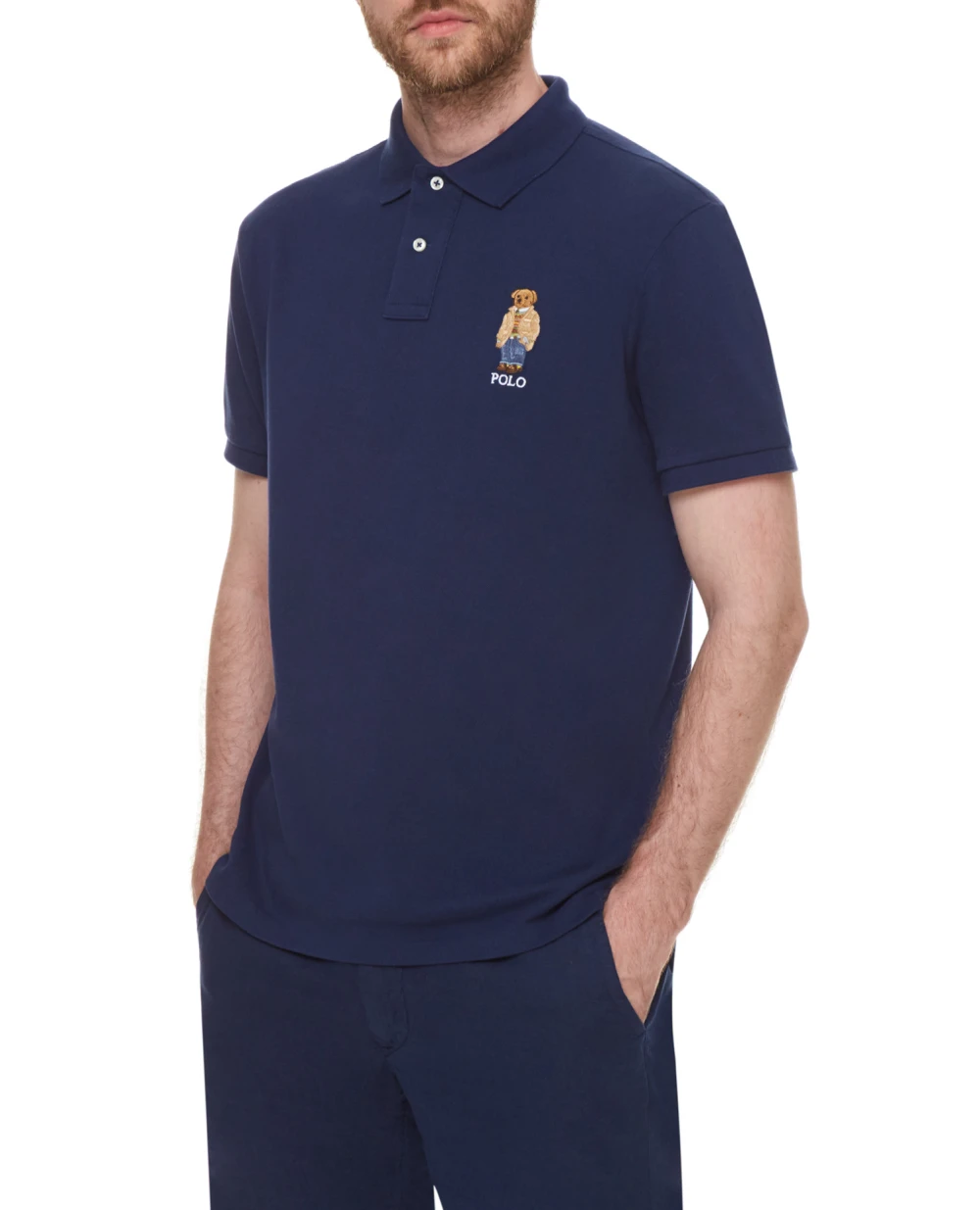 Поло Polo Ralph Lauren 710829164005, синий цвет • Купить в интернет-магазине Kameron