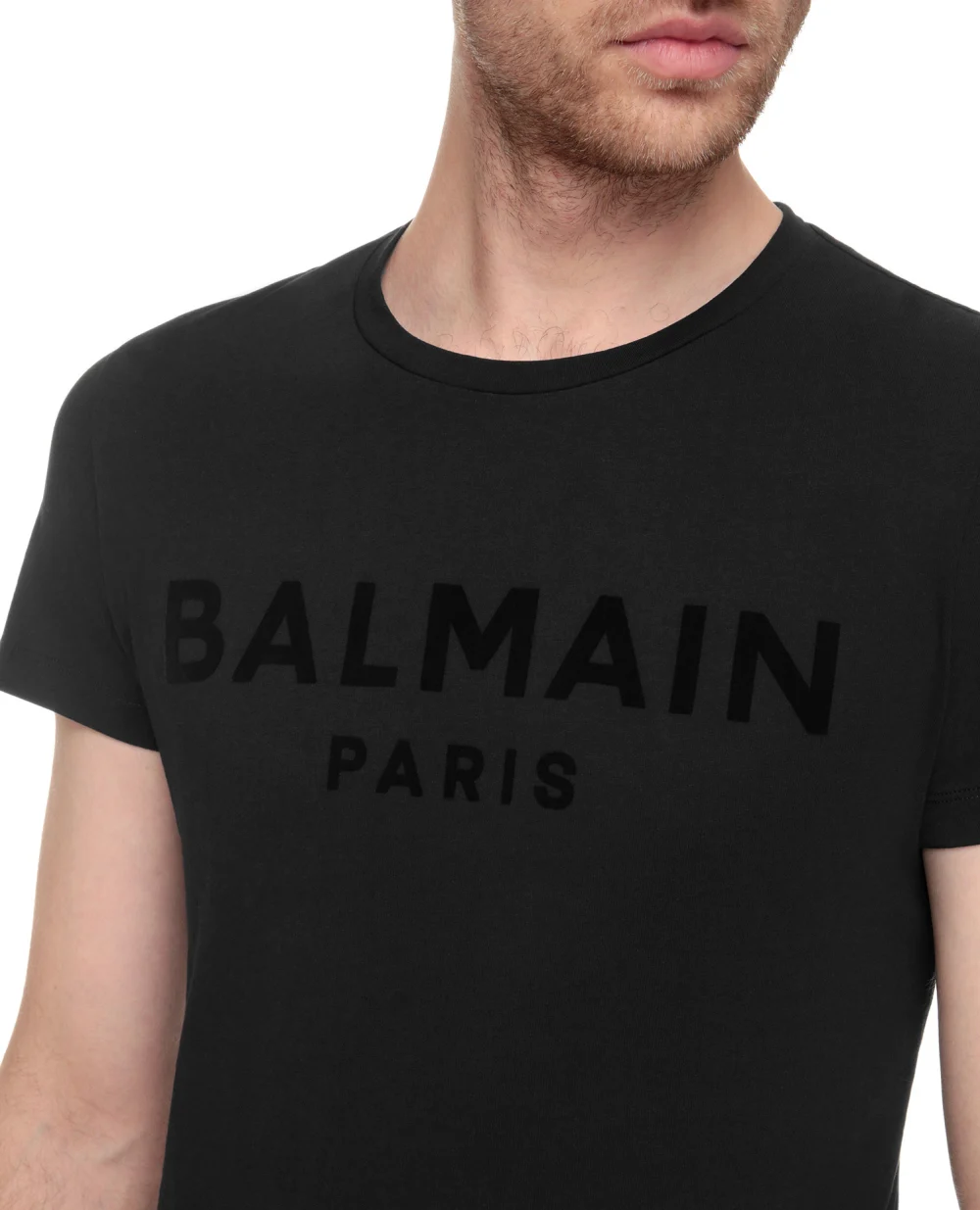 Футболка Balmain VH1EF000B043, черный цвет • Купить в интернет-магазине Kameron