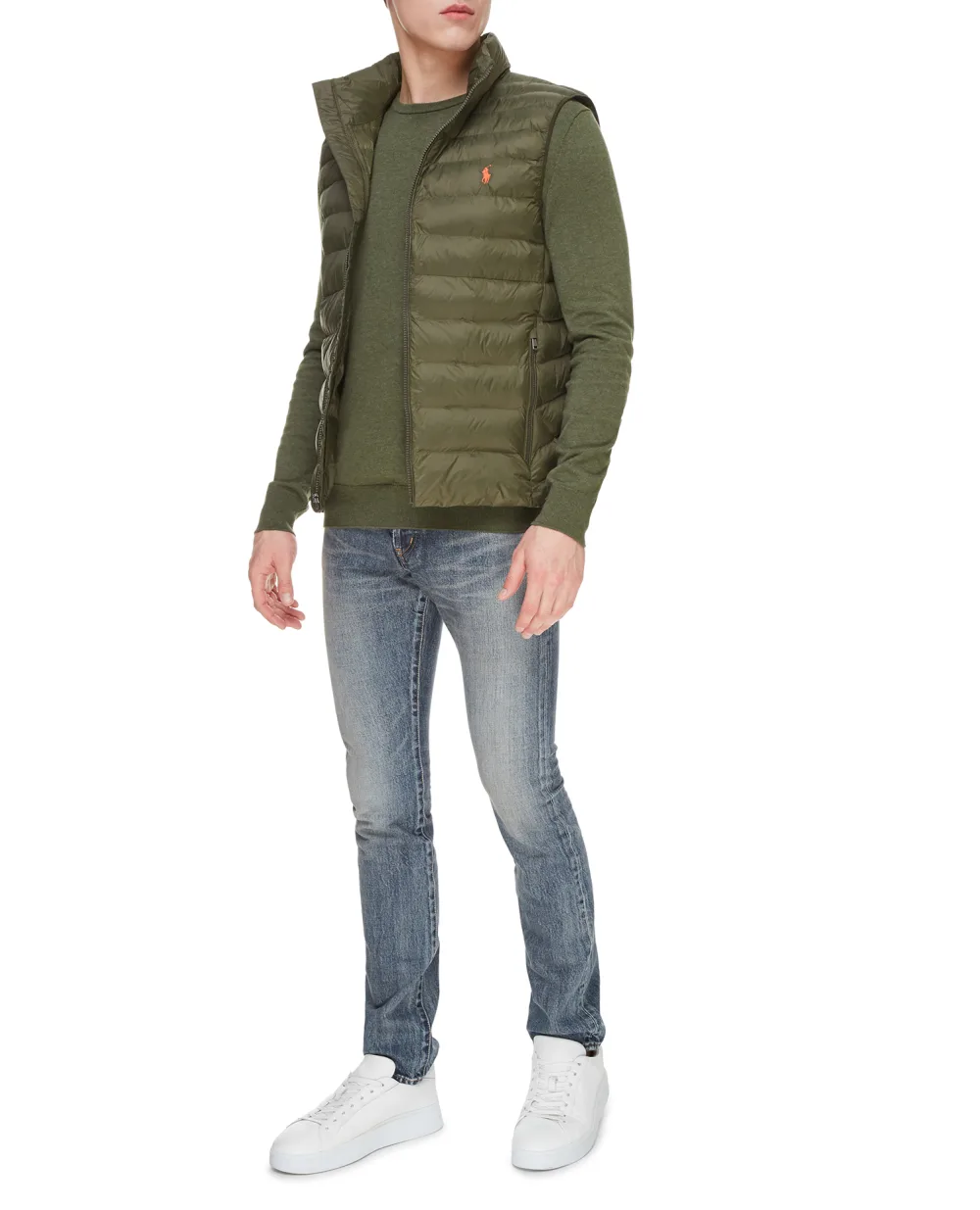 Жилет Polo Ralph Lauren 710810898010, зеленый цвет • Купить в интернет-магазине Kameron