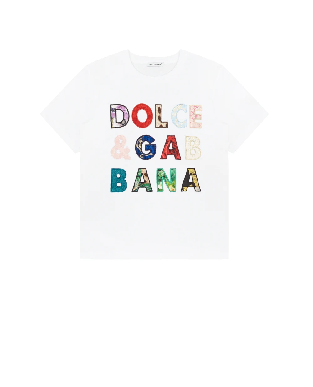 Футболка Dolce&Gabbana Kids L5JTGH-G7YPJ-B, белый цвет • Купить в интернет-магазине Kameron