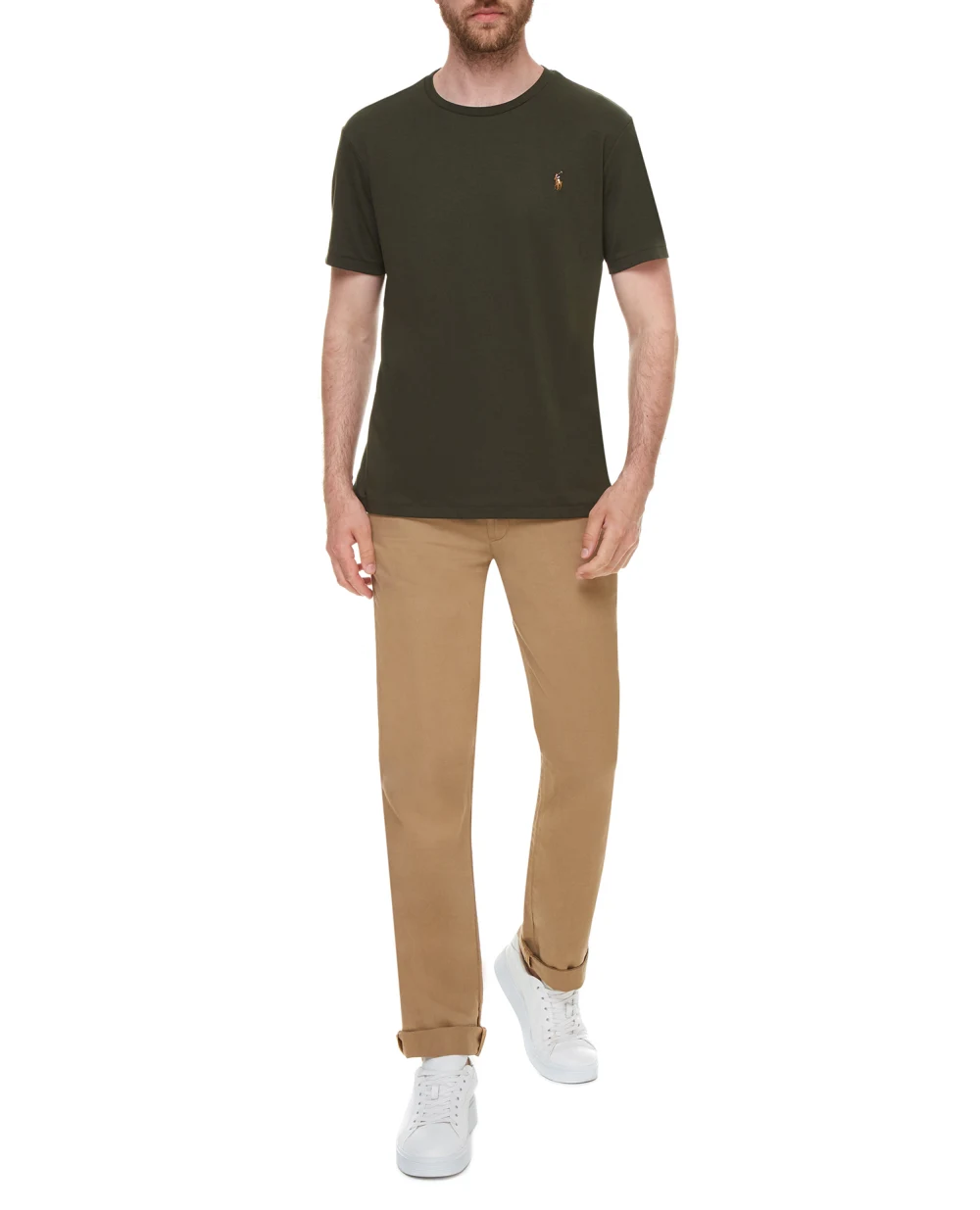 Футболка Polo Ralph Lauren 710740727021, зеленый цвет • Купить в интернет-магазине Kameron