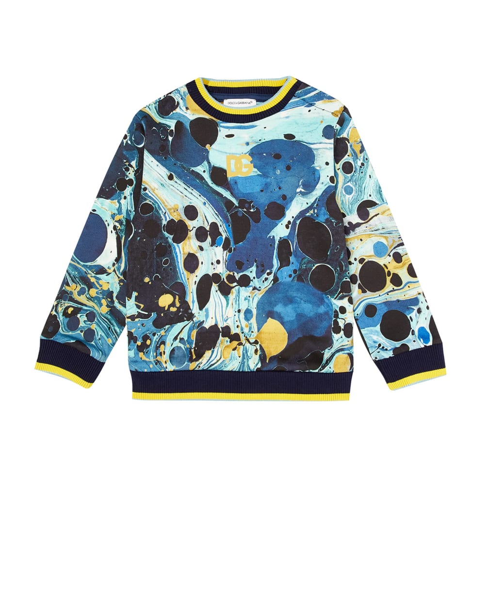 Свитшот Dolce&Gabbana Kids L1JW0K-G7B8M, разноцветный цвет • Купить в интернет-магазине Kameron
