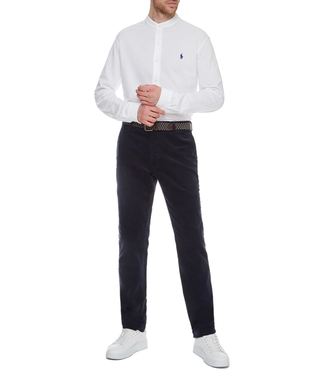 Вельветовые брюки Polo Ralph Lauren 710722642002, синий цвет • Купить в интернет-магазине Kameron