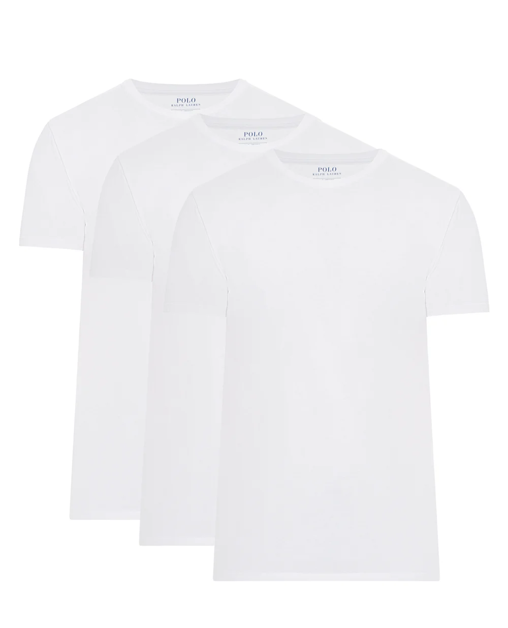 Футболка (3 шт) Polo Ralph Lauren 714830304003, белый цвет • Купить в интернет-магазине Kameron