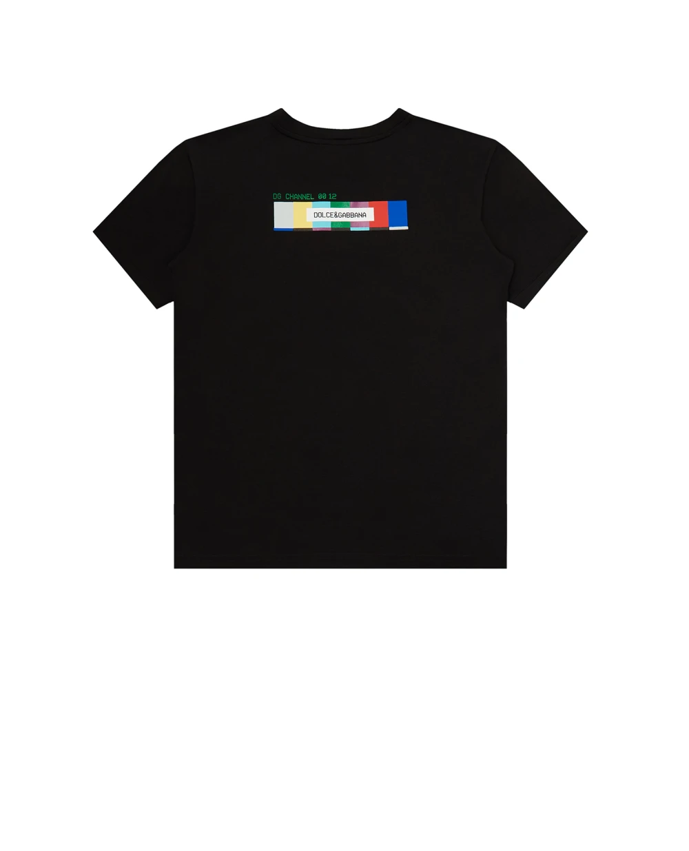 Детская футболка Dolce&Gabbana Kids L4JTDM-G7BMD-B, черный цвет • Купить в интернет-магазине Kameron