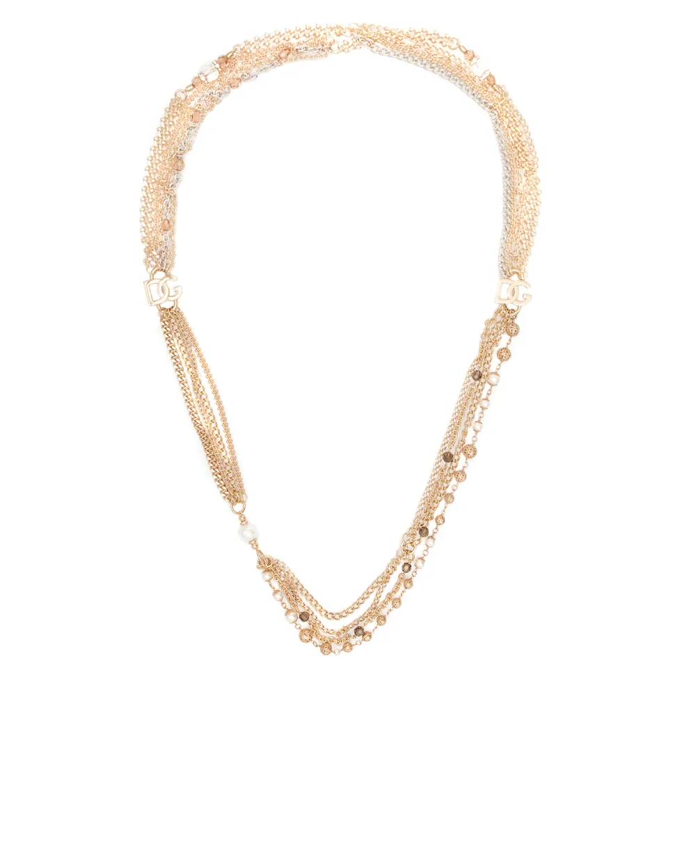 Колье Dolce&Gabbana WNN4L1-W1111, золотой цвет • Купить в интернет-магазине Kameron