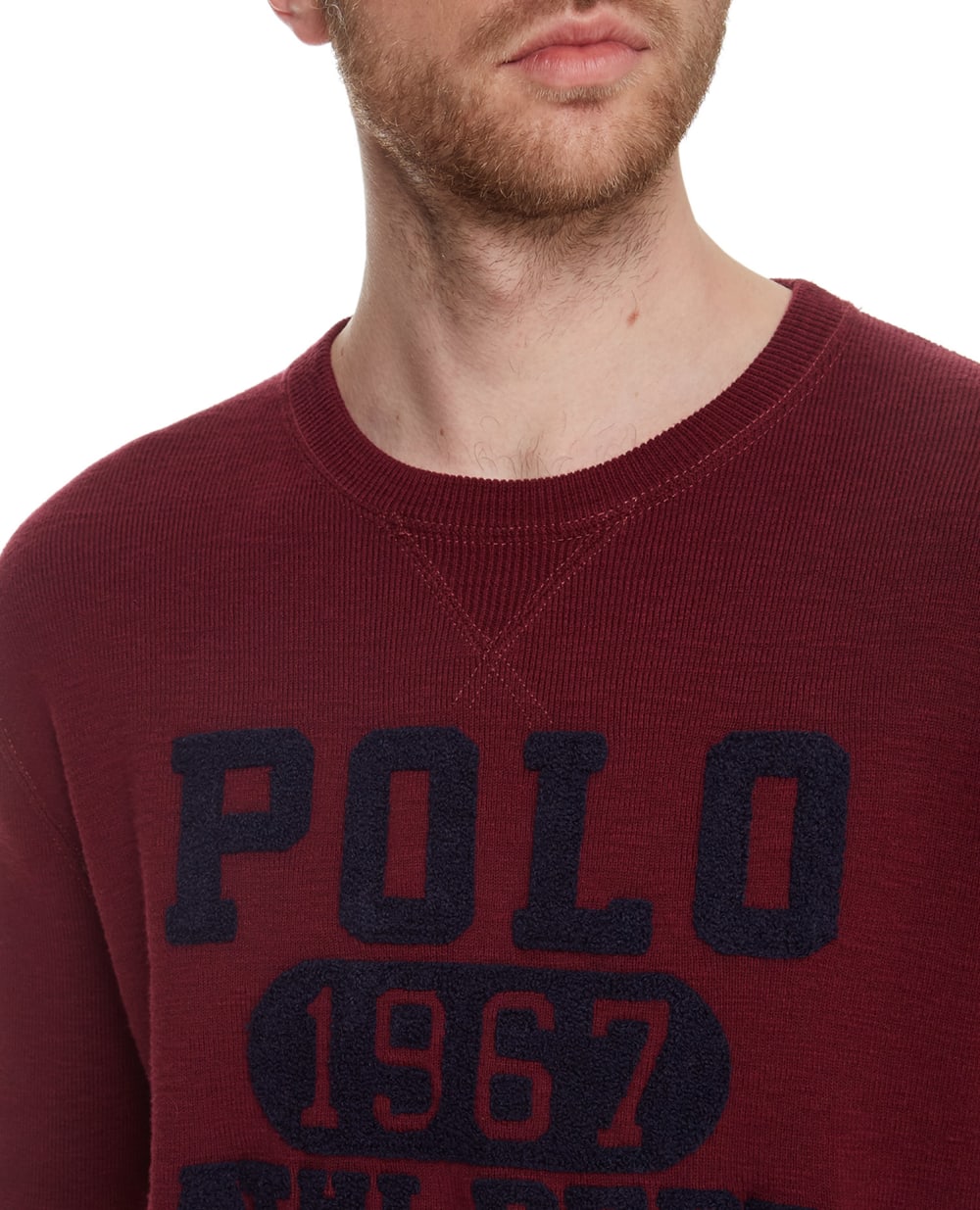 Свитшот Polo Ralph Lauren 710717790001, бордовый цвет • Купить в интернет-магазине Kameron