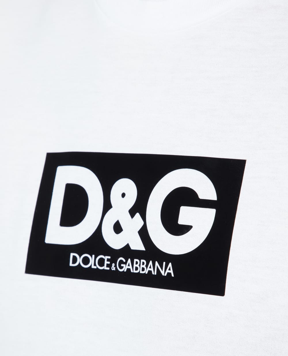Футболка Dolce&Gabbana G8QI4T-FU7EQ, белый цвет • Купить в интернет-магазине Kameron