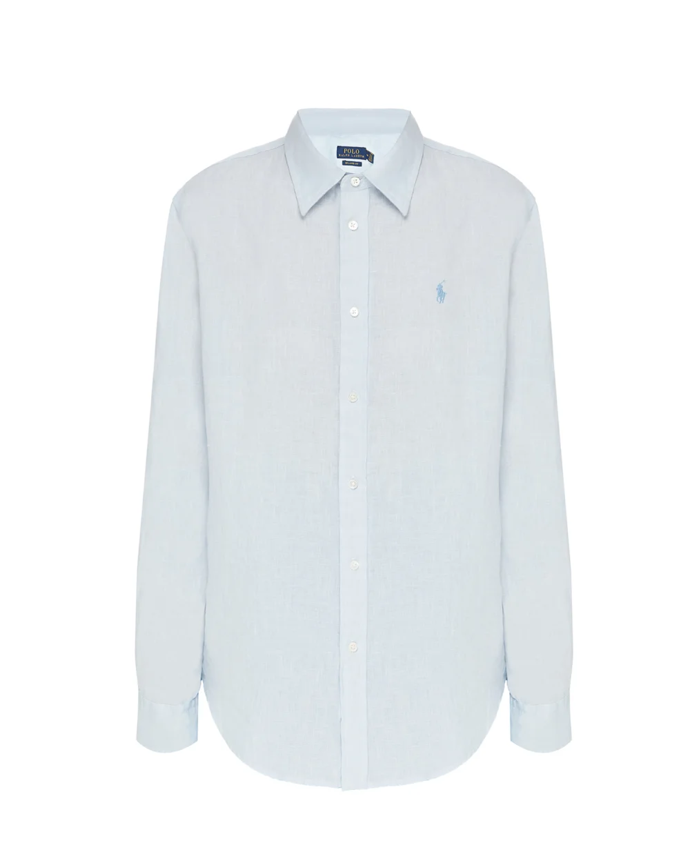 Льняная рубашка Polo Ralph Lauren 211827658007, голубой цвет • Купить в интернет-магазине Kameron