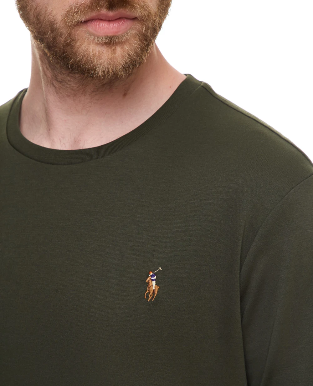 Футболка Polo Ralph Lauren 710740727021, зеленый цвет • Купить в интернет-магазине Kameron
