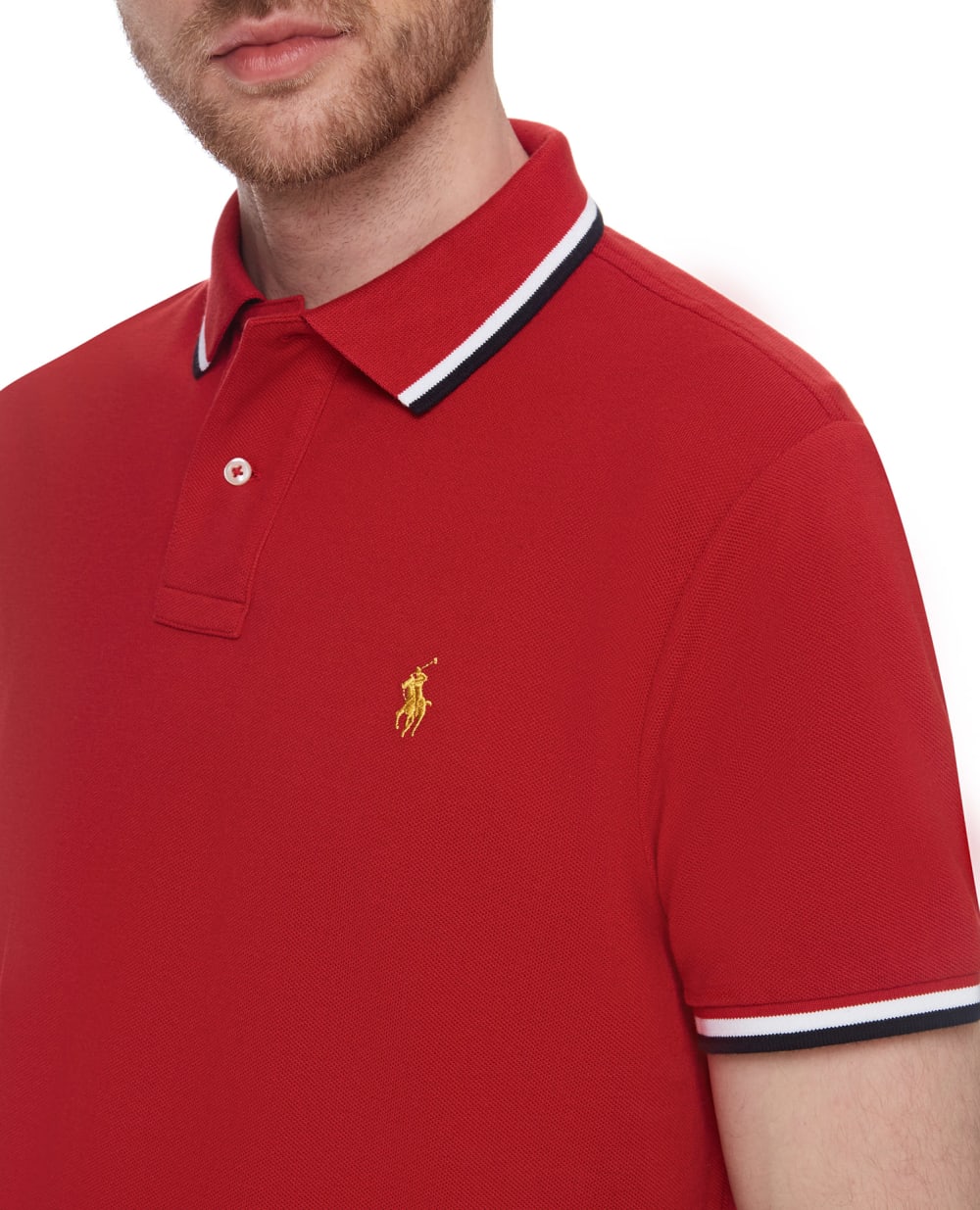 Поло Polo Ralph Lauren 710828369002, красный цвет • Купить в интернет-магазине Kameron