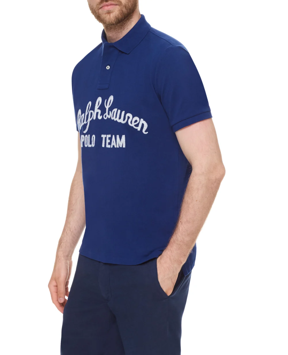 Поло Polo Ralph Lauren 710835793001, синий цвет • Купить в интернет-магазине Kameron
