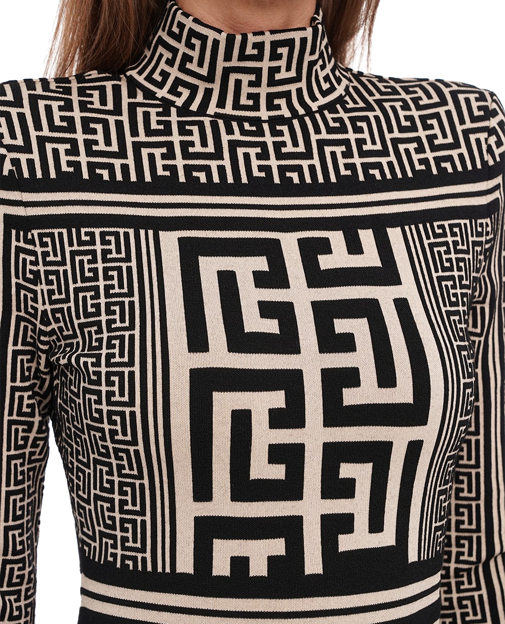 Платье Balmain BF1R8018KE98, черный цвет • Купить в интернет-магазине Kameron