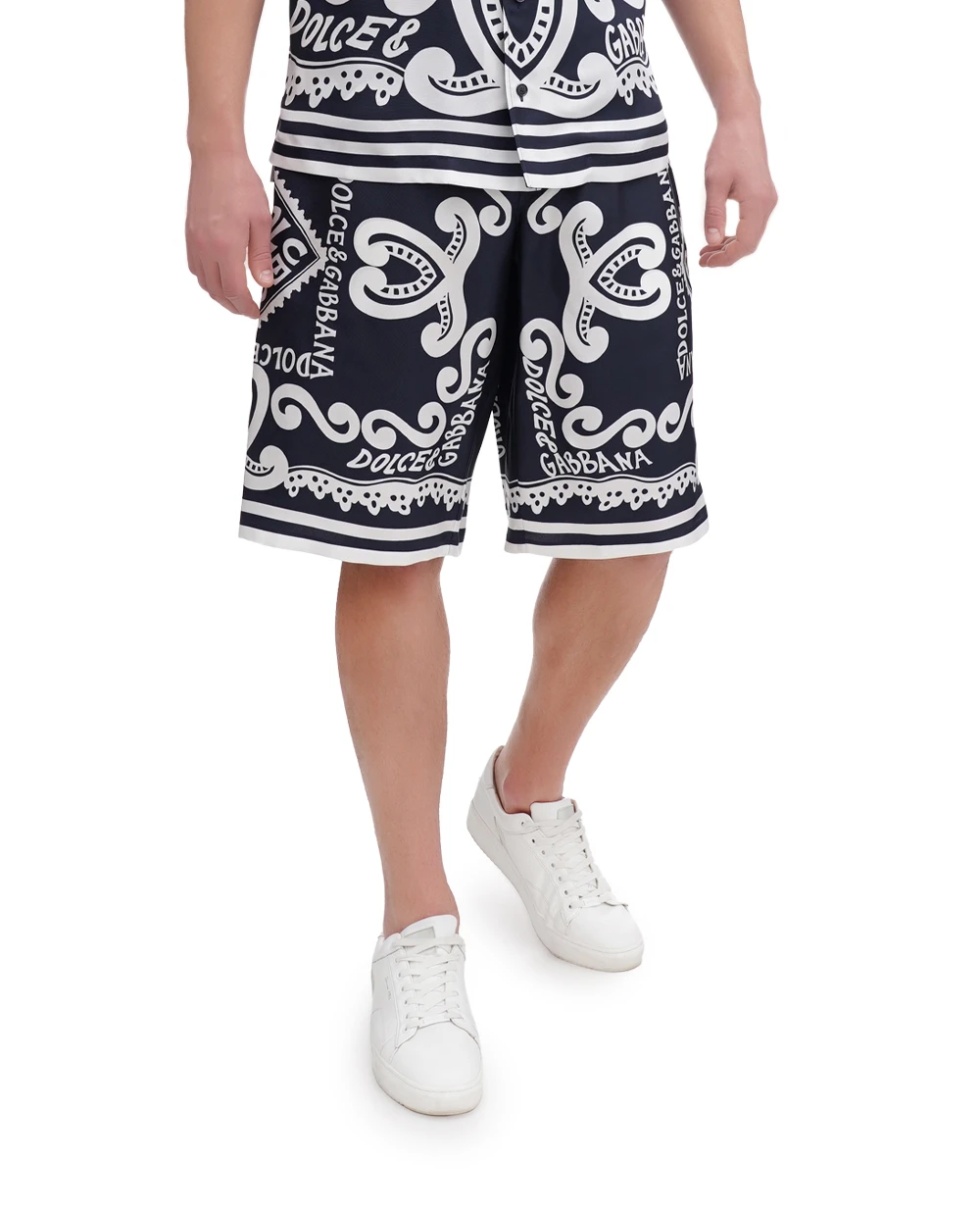 Шорты Dolce&Gabbana GV37AT-HI1QD, темно-синий цвет • Купить в интернет-магазине Kameron