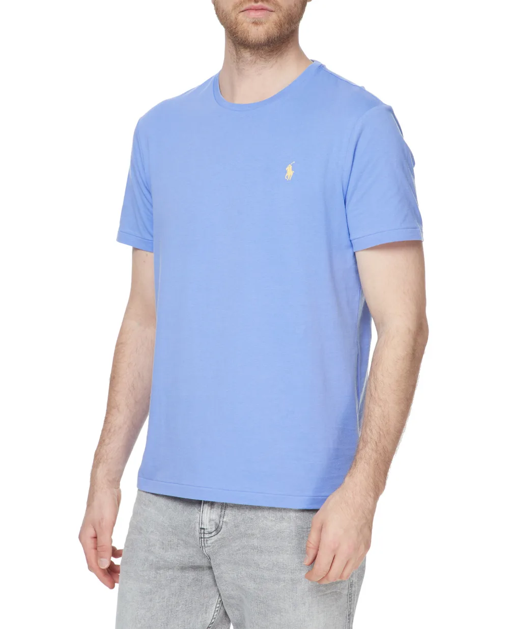 Футболка Polo Ralph Lauren 710671438308, голубой цвет • Купить в интернет-магазине Kameron