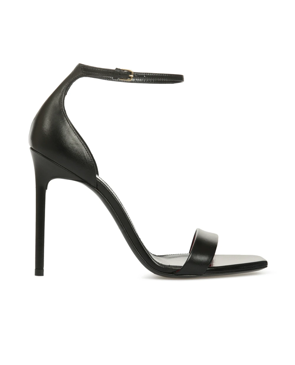 Кожаные босоножки Amber Saint Laurent 472021-AKP00, черный цвет • Купить в интернет-магазине Kameron