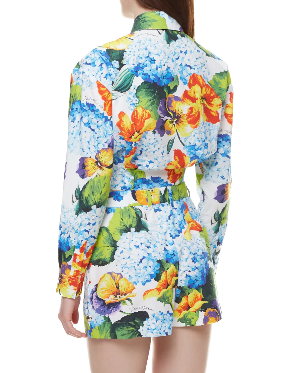 Рубашка Dolce&Gabbana F5P61T-HS5MA, разноцветный цвет • Купить в интернет-магазине Kameron