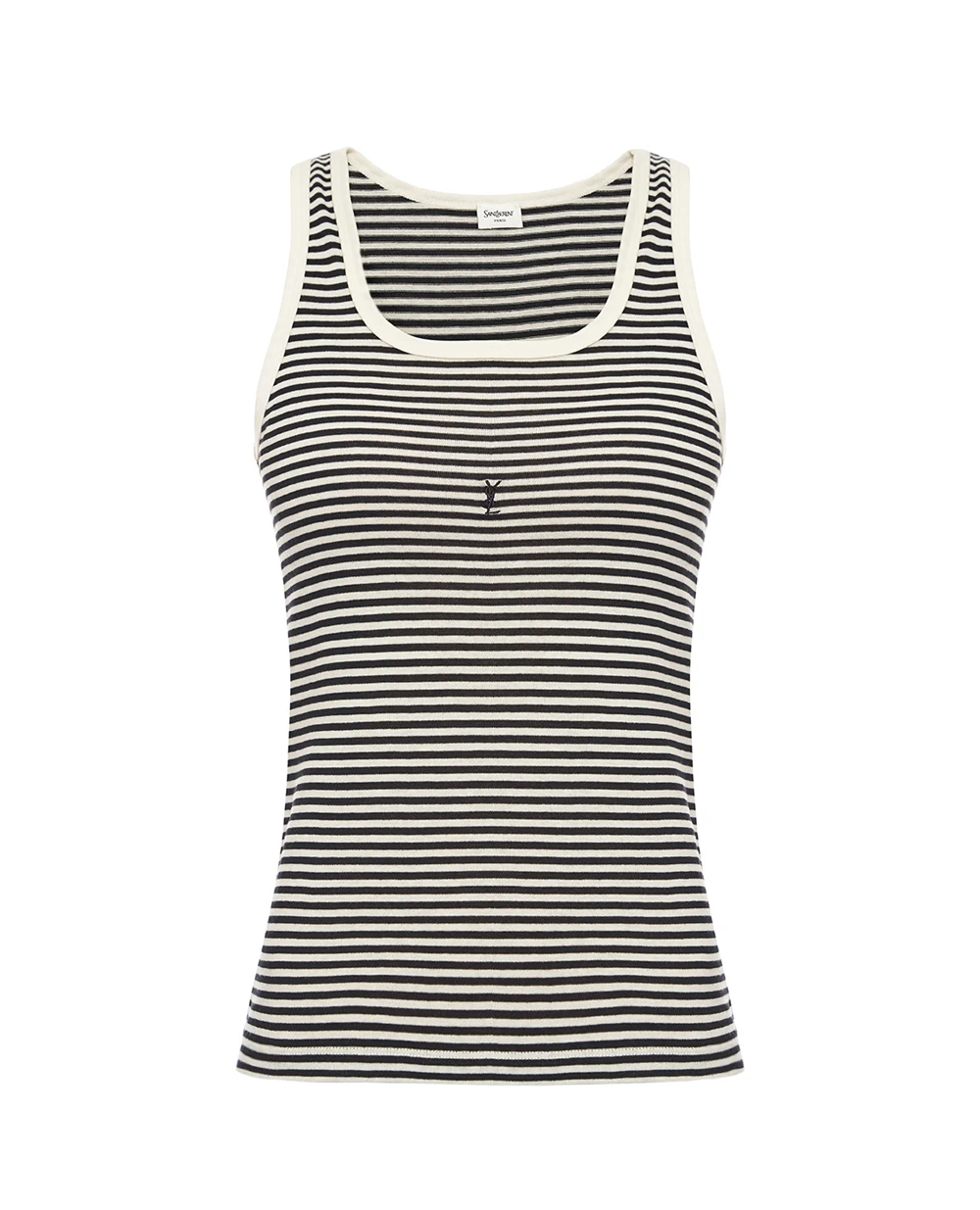 Майка Saint Laurent 832278-Y37ZN, черный цвет • Купить в интернет-магазине Kameron