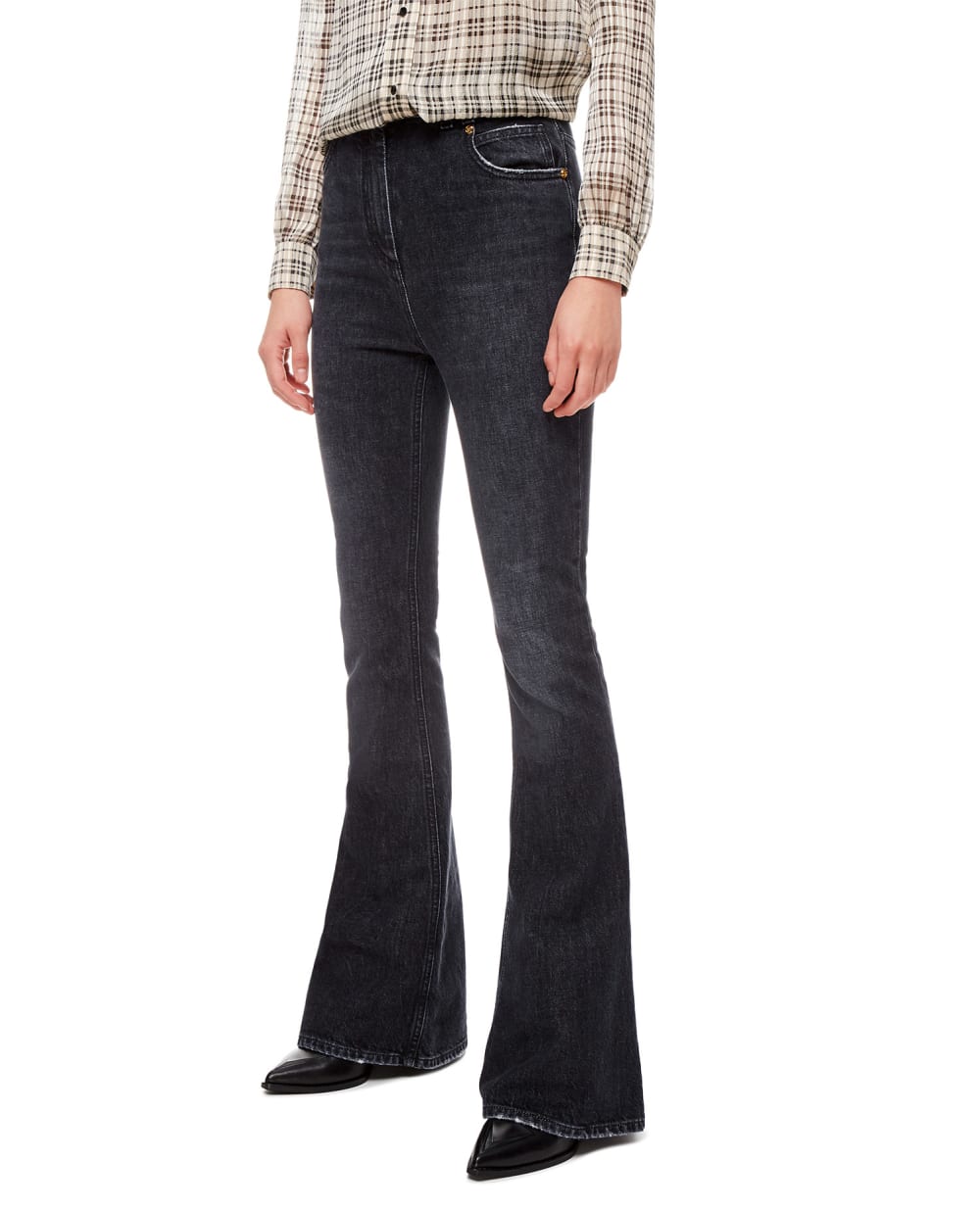 Джинсы Balmain WF1MJ025D134, черный цвет • Купить в интернет-магазине Kameron