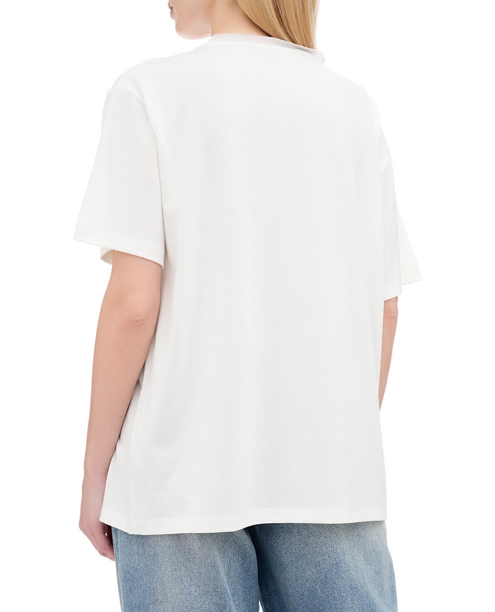 Футболка Balmain EF0EG129GE86, білий колір • Купити в інтернет-магазині Kameron