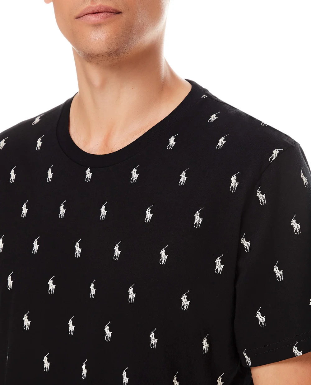 Футболка Polo Ralph Lauren 714830281001, черный цвет • Купить в интернет-магазине Kameron