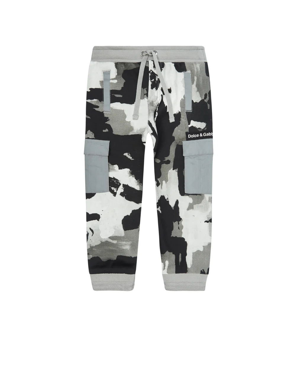 Спортивные брюки Dolce&Gabbana Kids L1JPCI-HS7E1, серый цвет • Купить в интернет-магазине Kameron