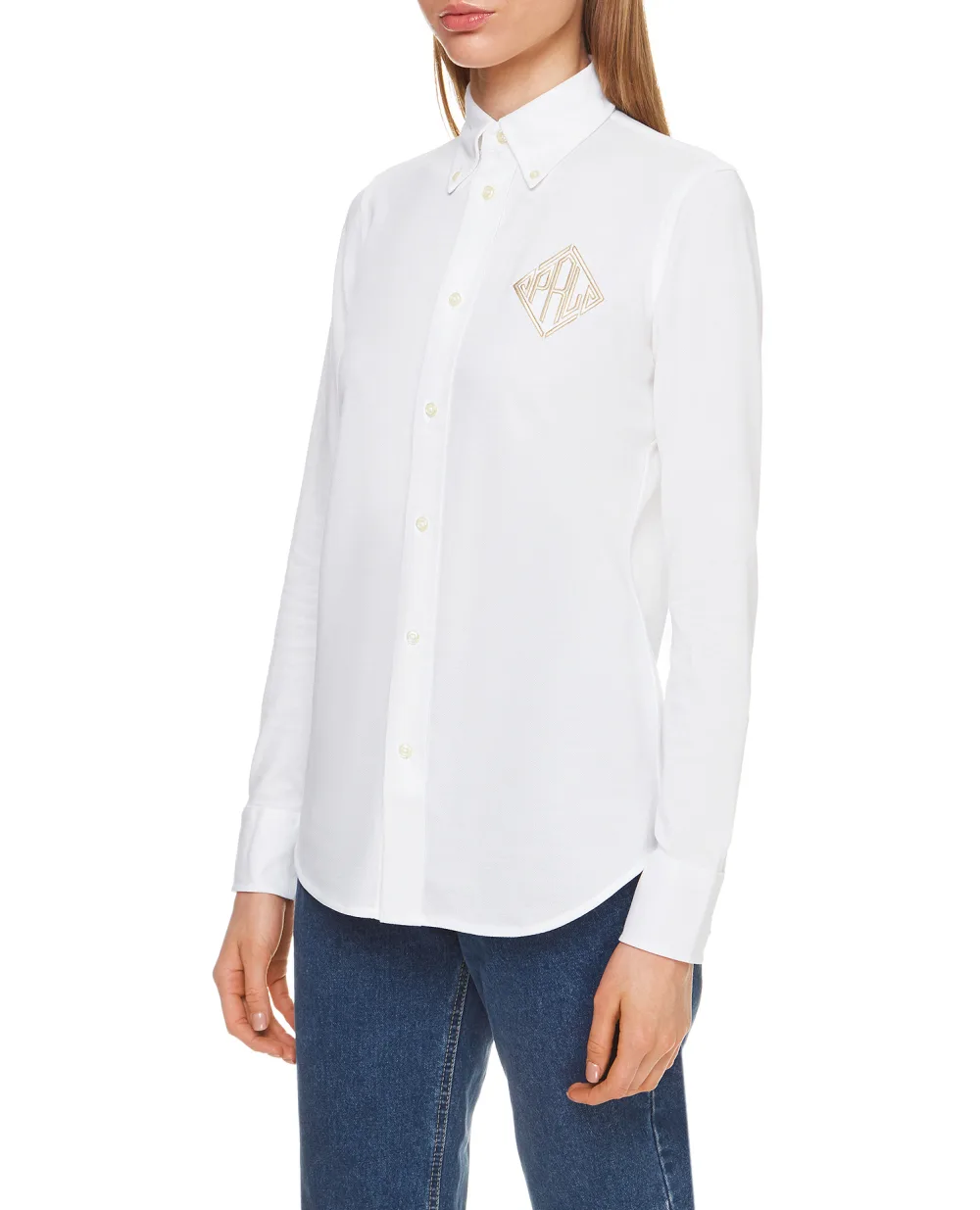 Рубашка Polo Ralph Lauren 211827874001, белый цвет • Купить в интернет-магазине Kameron
