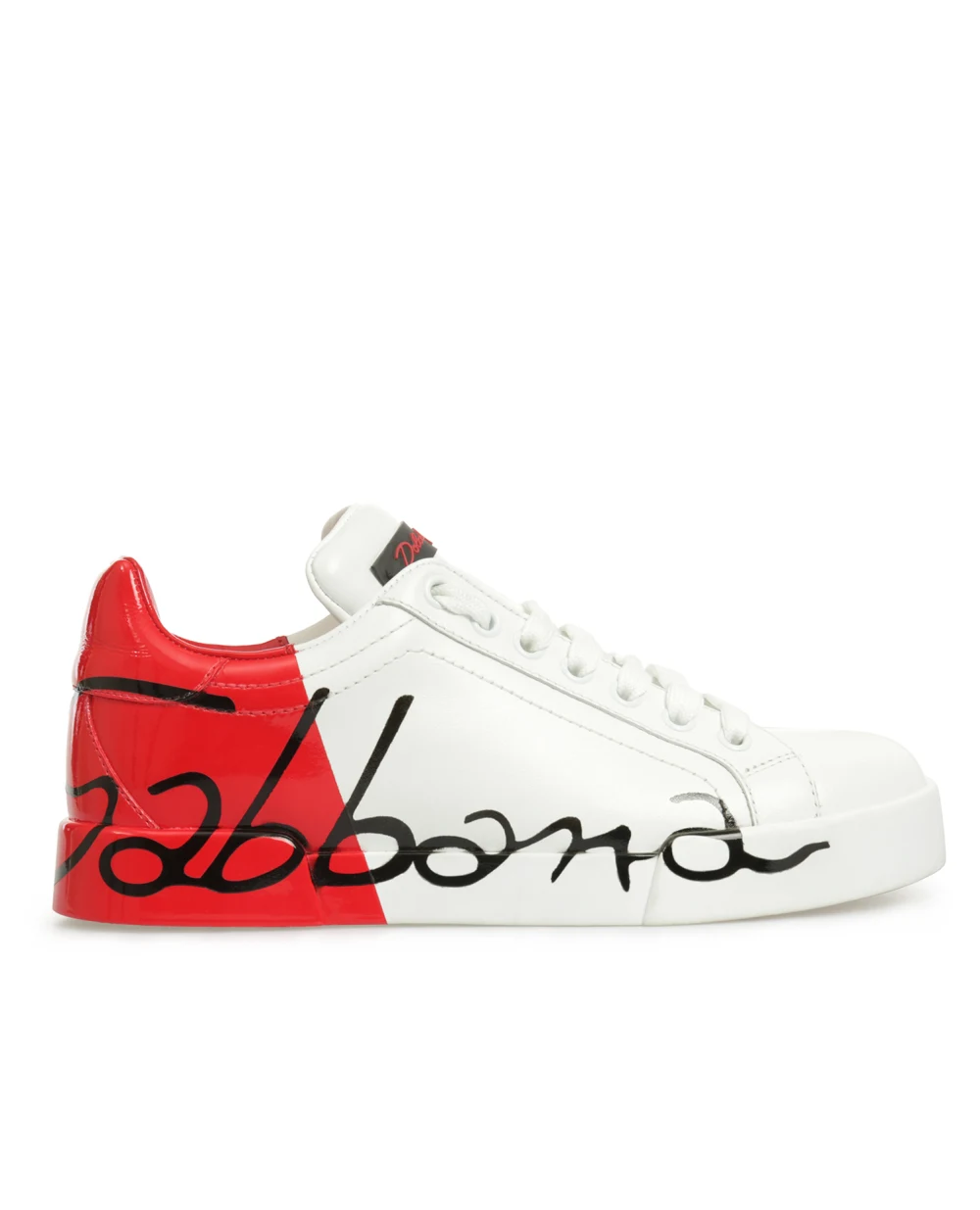 Кожаные сникеры Portofino Dolce&Gabbana CK1600-AI053FW18, белый цвет • Купить в интернет-магазине Kameron