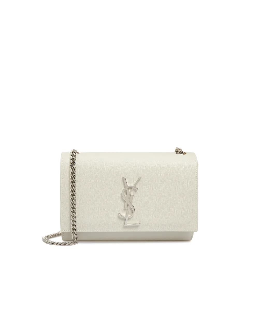 Кожаная сумка Kate Small Saint Laurent 469390-BOW0N-, белый цвет • Купить в интернет-магазине Kameron