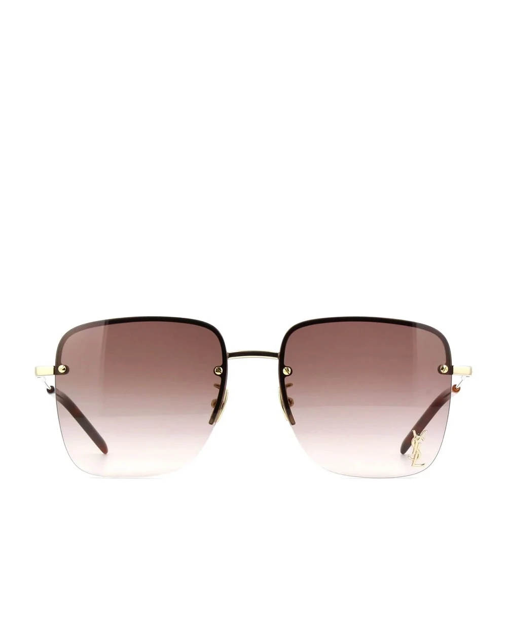 Солнцезащитные очки Saint Laurent SL 312 M-008, золотой цвет • Купить в интернет-магазине Kameron