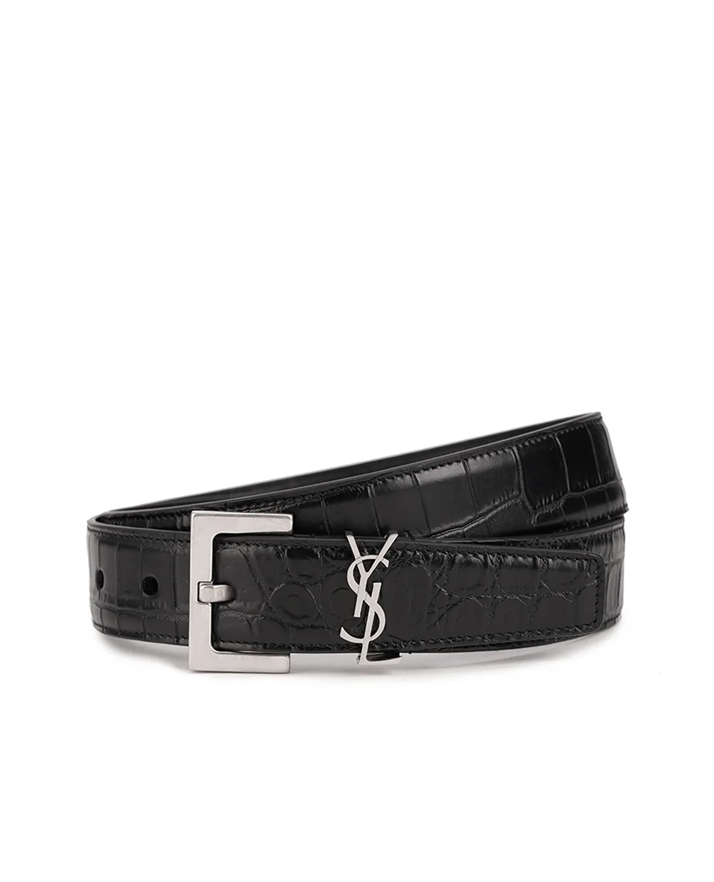 Ремень Saint Laurent 634440-DZE0E, черный цвет • Купить в интернет-магазине Kameron