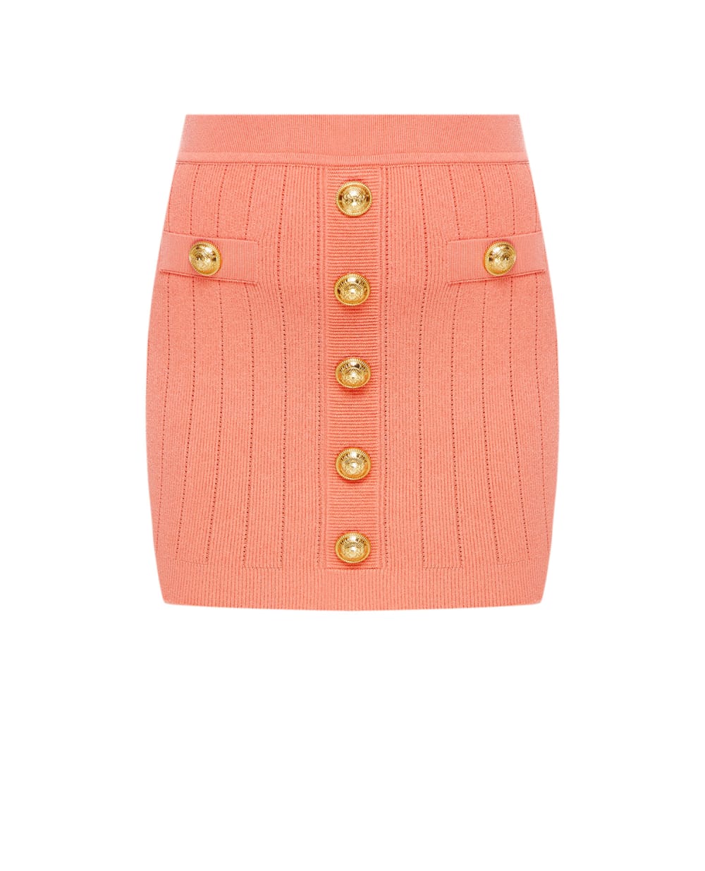 Юбка Balmain BF1LB290KB07, коралловый цвет • Купить в интернет-магазине Kameron