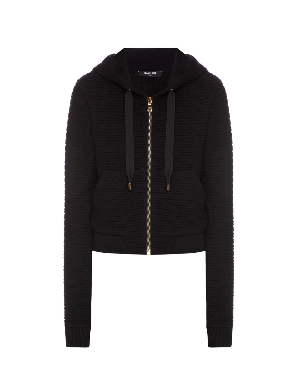 Худи Balmain WF1JX000J183, черный цвет • Купить в интернет-магазине Kameron