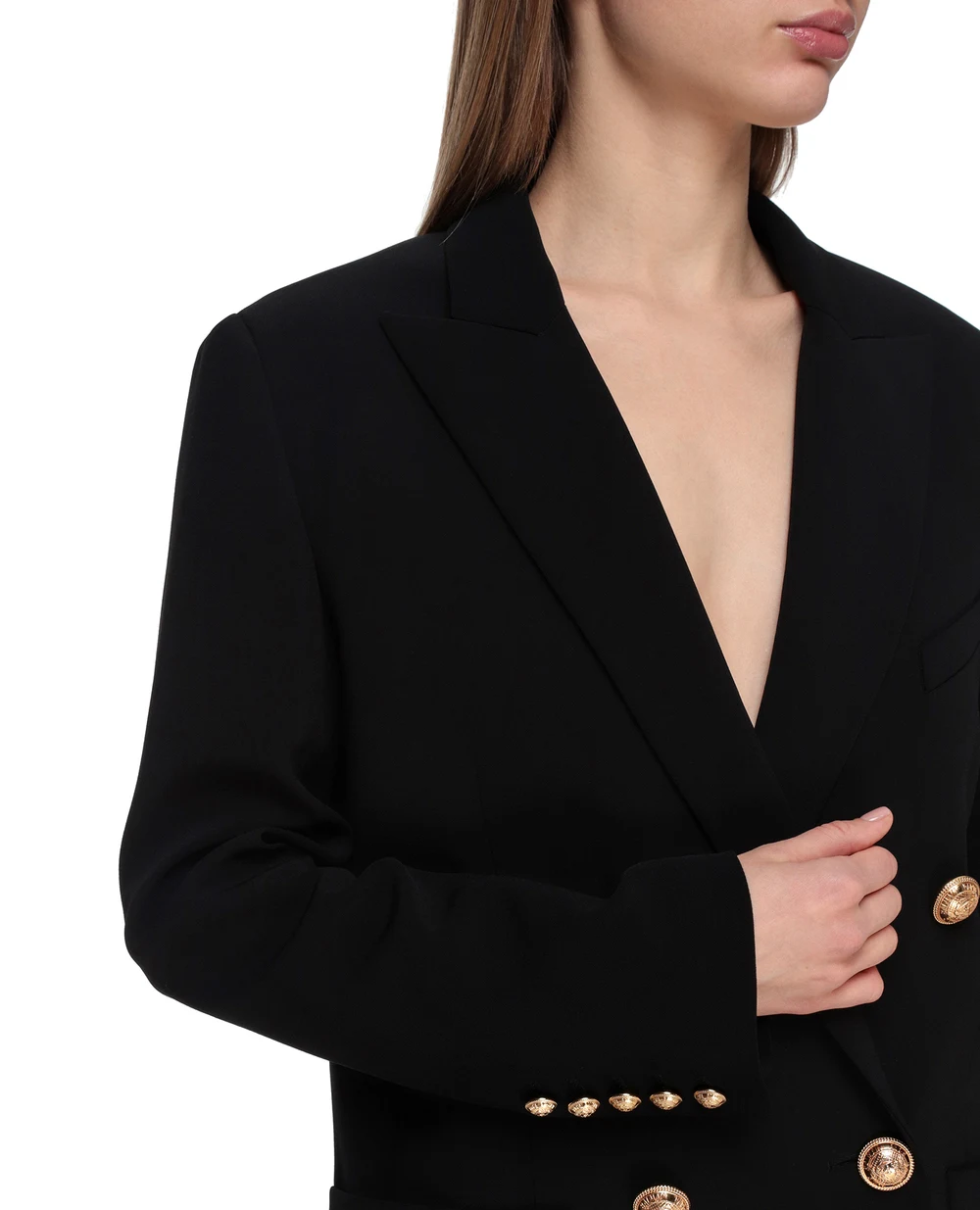 Блейзер Balmain VF17318V089, черный цвет • Купить в интернет-магазине Kameron