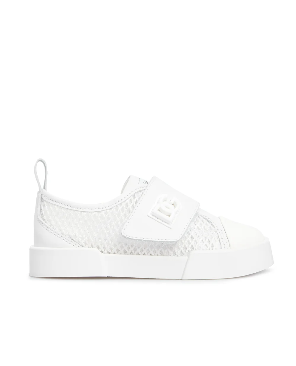 Детские кеды Dolce&Gabbana Kids DN0167-AY232, белый цвет • Купить в интернет-магазине Kameron