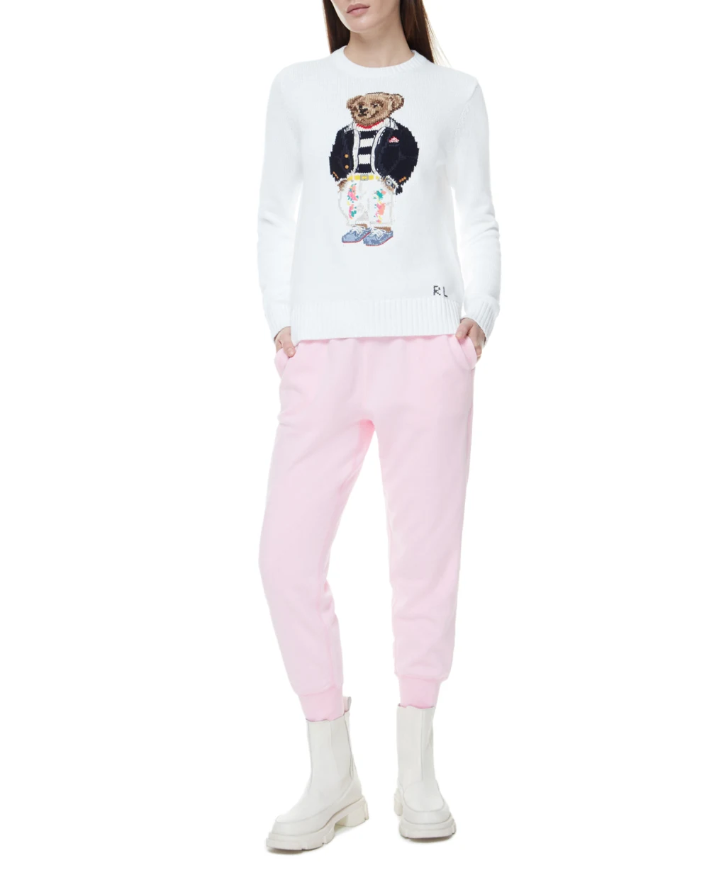 Джемпер Polo Ralph Lauren 211856726001, белый цвет • Купить в интернет-магазине Kameron