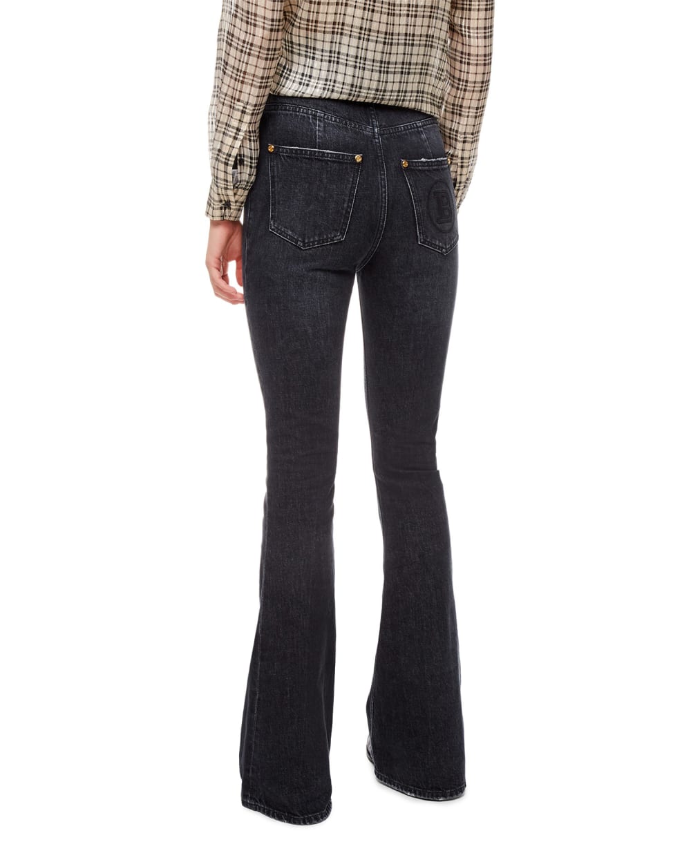 Джинсы Balmain WF1MJ025D134, черный цвет • Купить в интернет-магазине Kameron