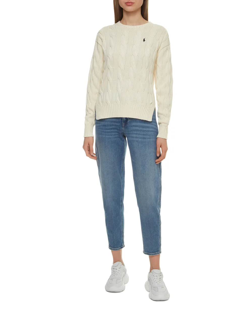 Джемпер Polo Ralph Lauren 211801480002, белый цвет • Купить в интернет-магазине Kameron