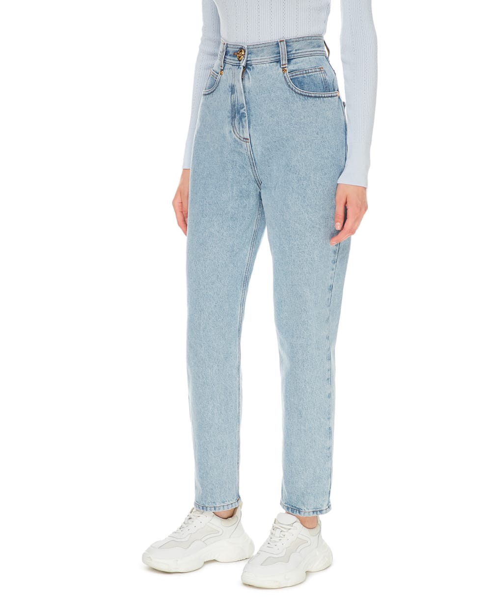 Джинсы Balmain WF1MK000D138, голубой цвет • Купить в интернет-магазине Kameron