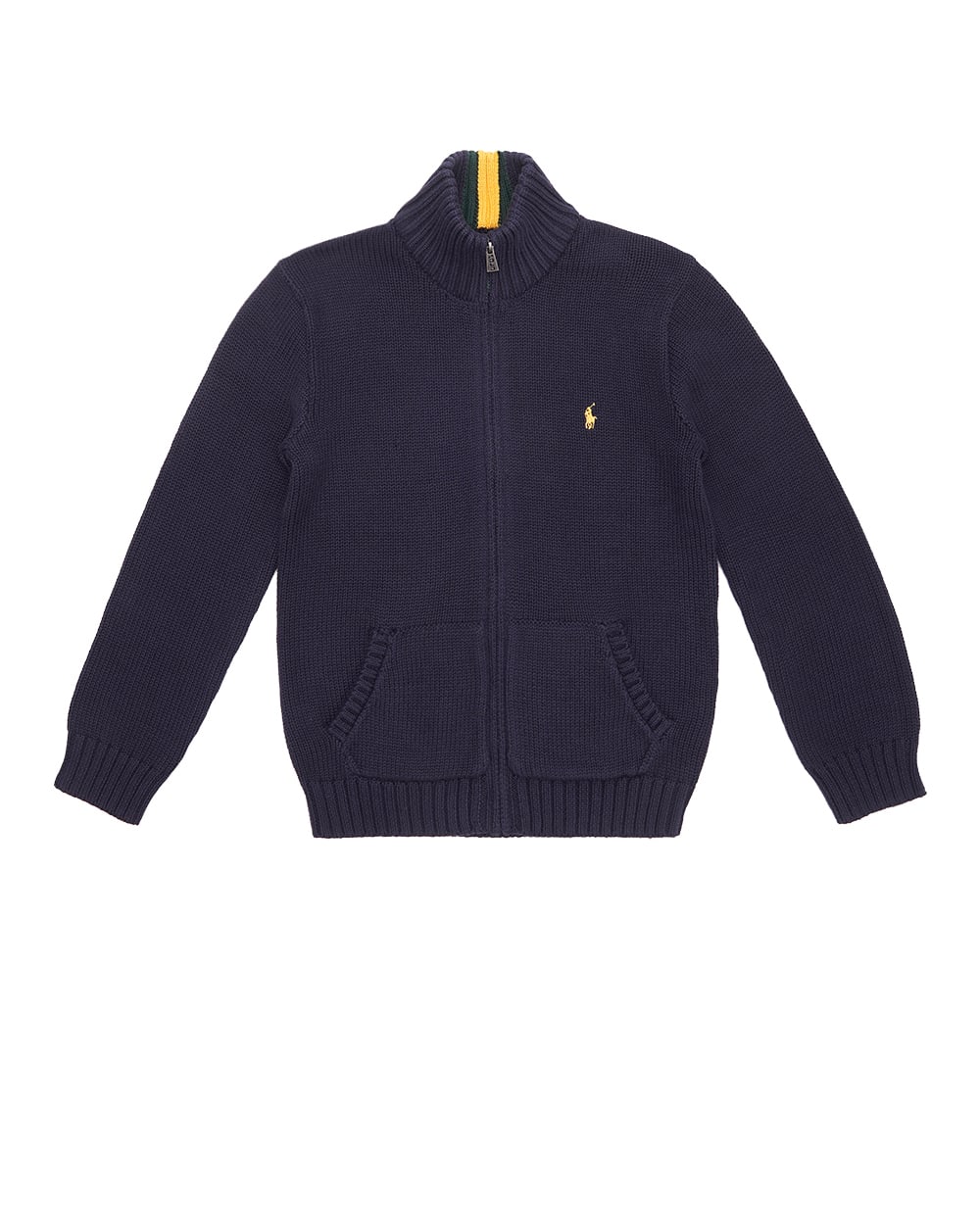 Детская хлопковая кофта Polo Ralph Lauren Kids 323799411019, темно-синий цвет • Купить в интернет-магазине Kameron