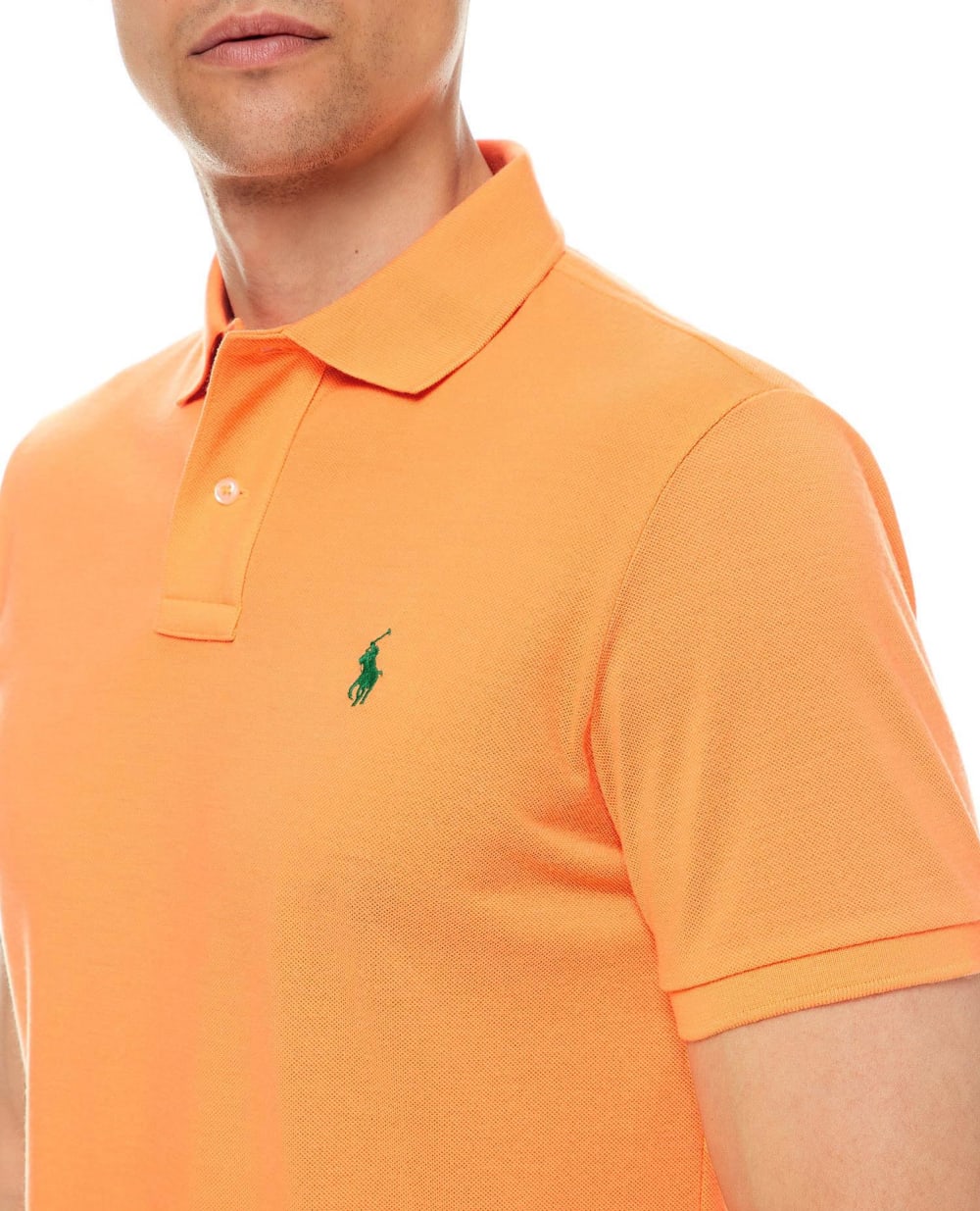 Поло Polo Ralph Lauren 710804077024, оранжевый цвет • Купить в интернет-магазине Kameron