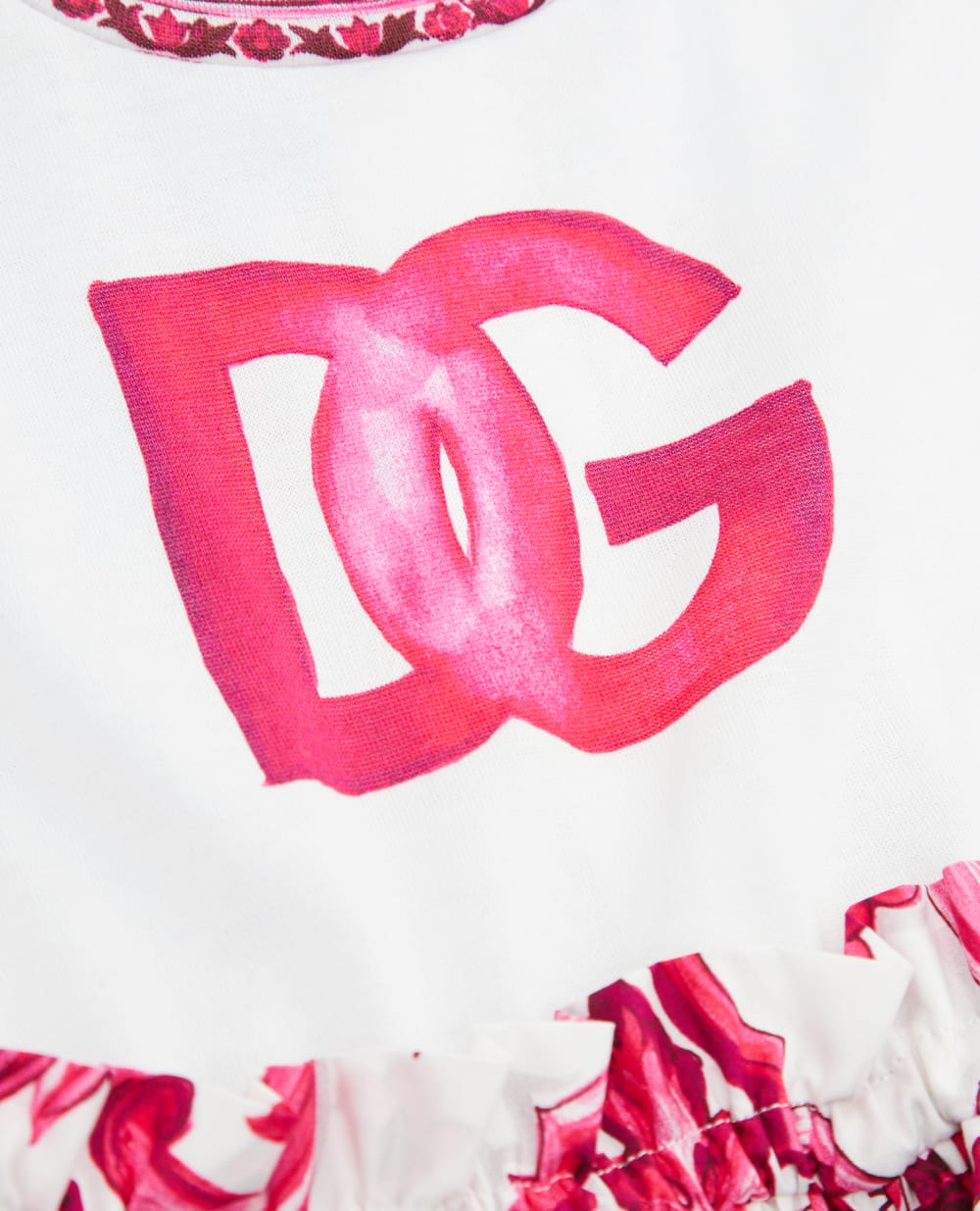 Детское платье Dolce&Gabbana Kids L5JD4R-G7E2H-B, разноцветный цвет • Купить в интернет-магазине Kameron