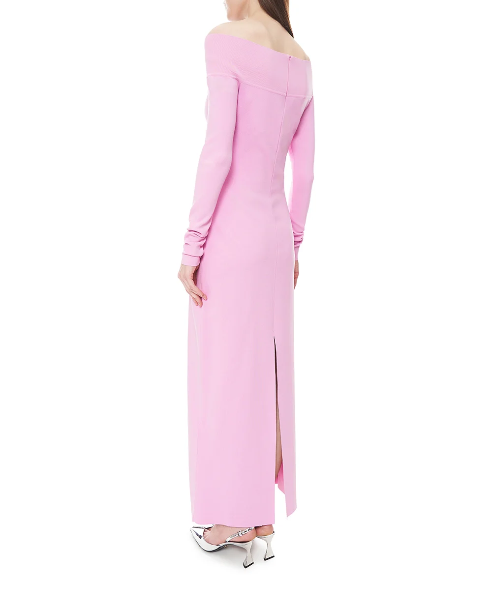 Платье с длинными рукавами Stella McCartney 6K11733S2543, розовый цвет • Купить в интернет-магазине Kameron