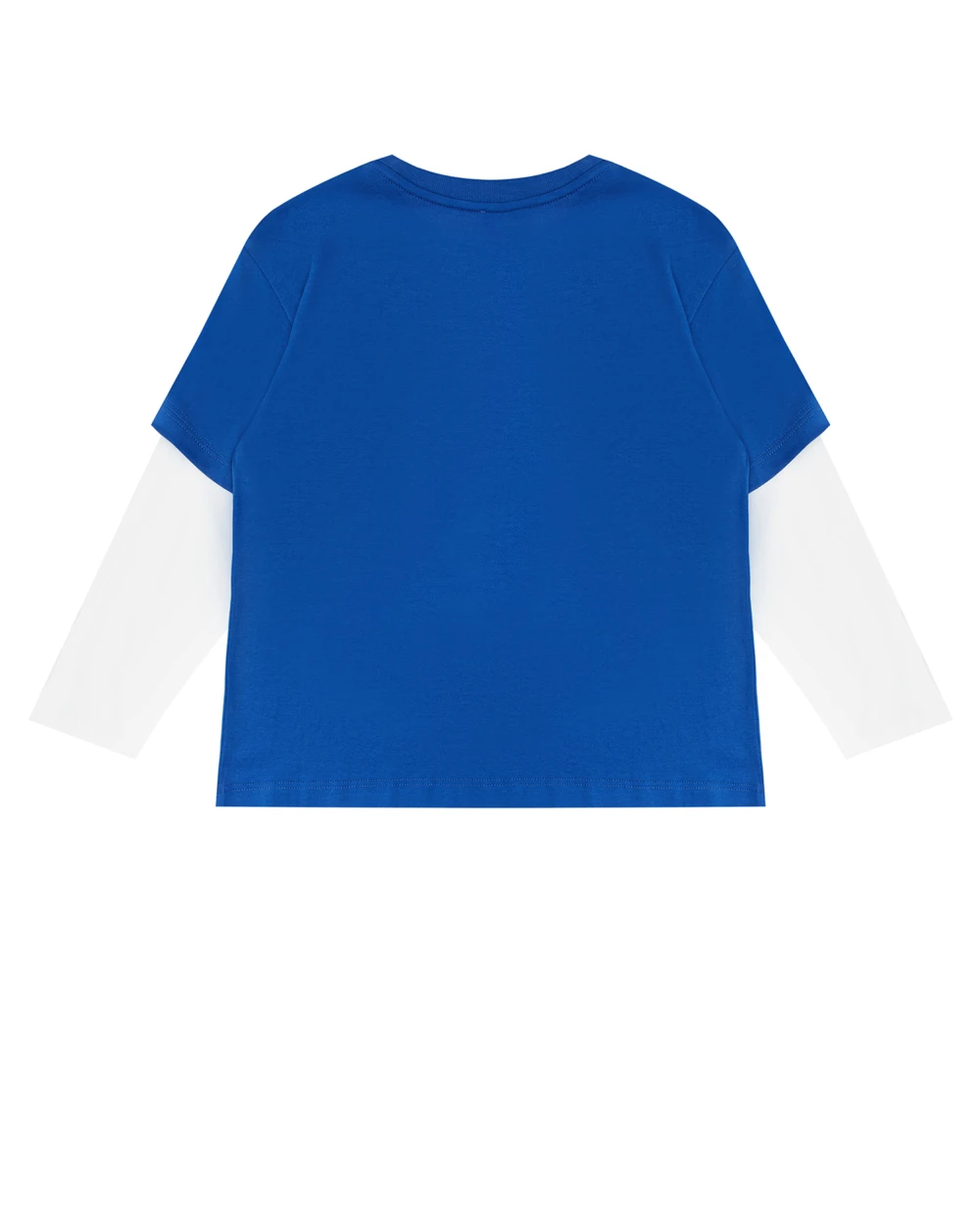 Детский лонгслив Dolce&Gabbana Kids L4JTCY-G7JS7-B, синий цвет • Купить в интернет-магазине Kameron