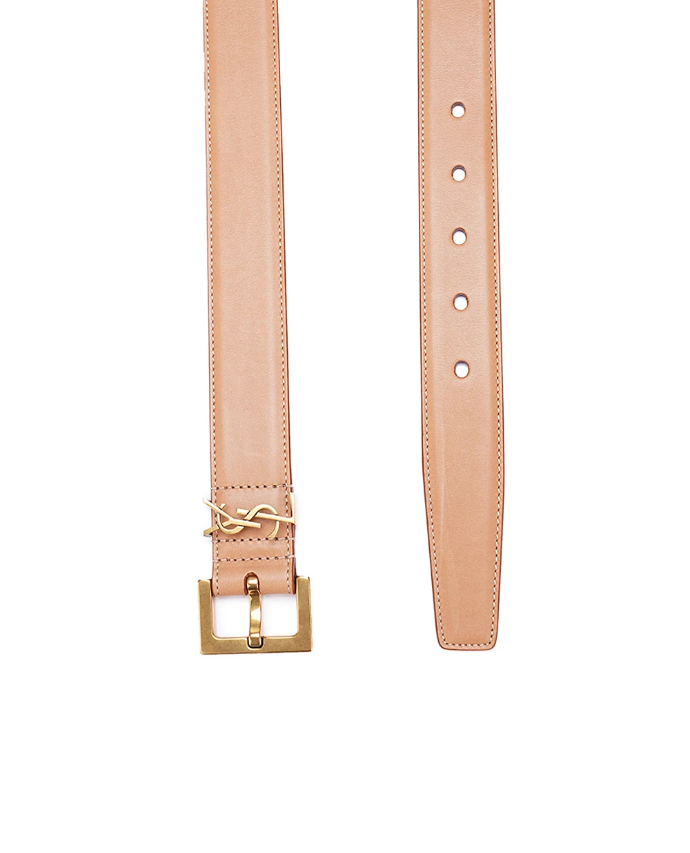 Ремень Saint Laurent 634437-BWR6W, коричневый цвет • Купить в интернет-магазине Kameron