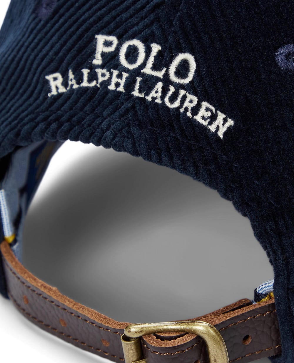 Кепка вельветовая Polo Ralph Lauren 710847175006, синий цвет • Купить в интернет-магазине Kameron