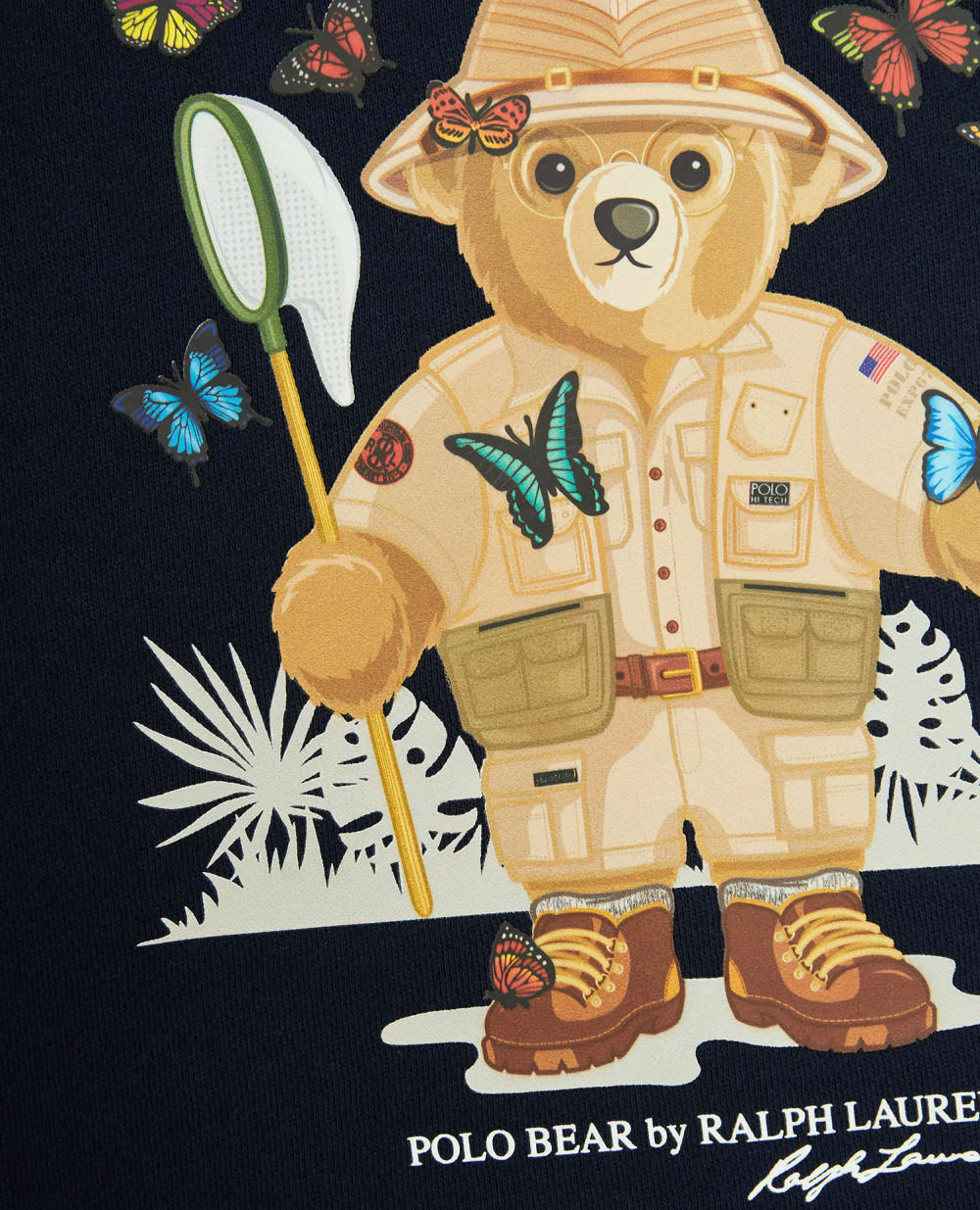 Детский свитшот Polo Bear Polo Ralph Lauren Kids 313849753001, синий цвет • Купить в интернет-магазине Kameron