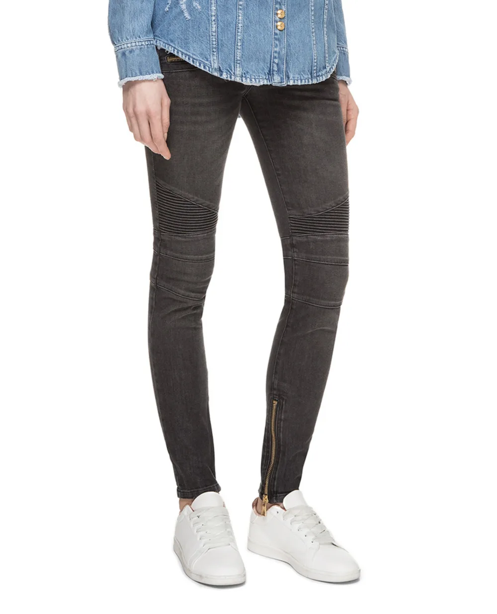 Джинсы Balmain RF1995999265N, черный цвет • Купить в интернет-магазине Kameron