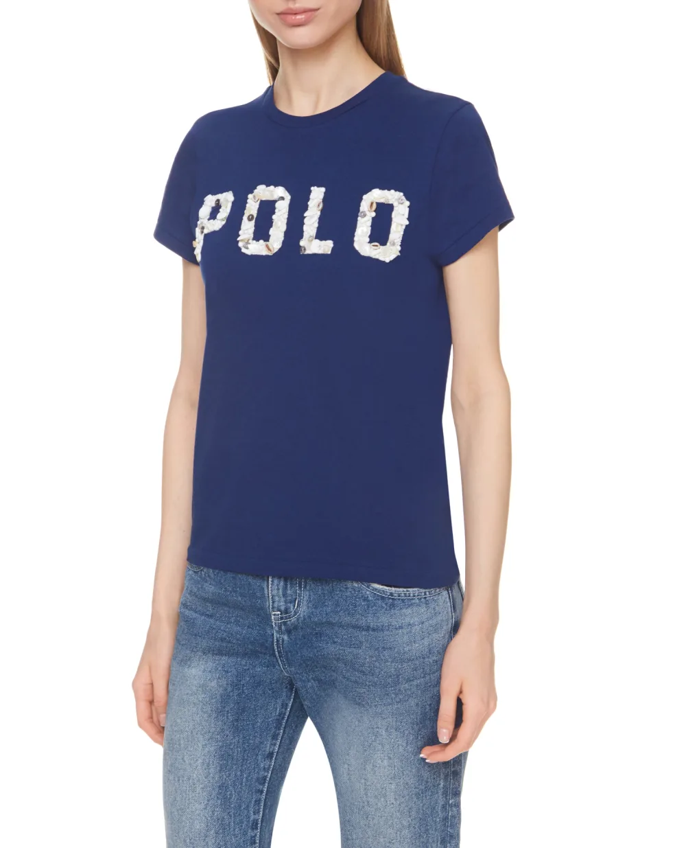 Футболка Polo Ralph Lauren 211827661002, синий цвет • Купить в интернет-магазине Kameron